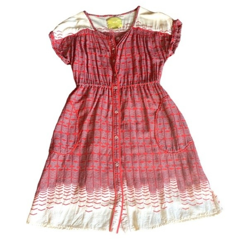 Maeve Anthropologie Button Up Dress